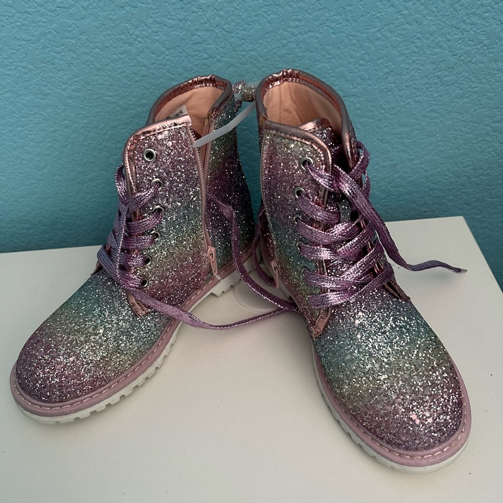 pastel glitter boots by dolce vita